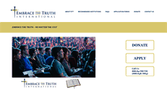 Desktop Screenshot of embracethetruth.org